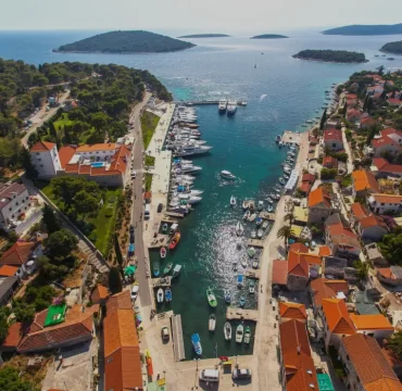 Maslinica Town, Solta Island, Croatia