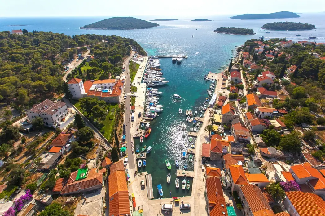 Maslinica Town, Solta Island, Croatia